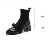 【新作早割11/4まで】クラシカルリボンソックスブーツ01530