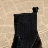 【新作早割11/4まで】クラシカルリボンソックスブーツ01530