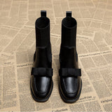 【新作早割11/4まで】クラシカルリボンソックスブーツ01530