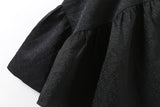 ブラックワンピース&マッチジャケットセット00518