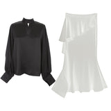 【期間限定価格10/30まで】サテンエレガントセットアップ00221