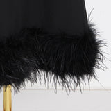 【新作早割4/14まで】バックリボンフェザードレス01603