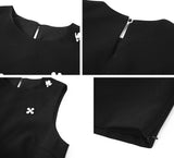 【限定価格6/4まで】ビジューポイントノースリーブセットアップ 01613