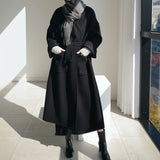 【新作早割11/18まで】ノーカラーロングコート01535