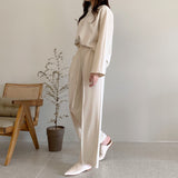 【新作早割11/25まで】エレガントトップス＆ストレートパンツ00896