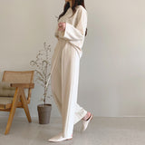 【新作早割11/25まで】エレガントトップス＆ストレートパンツ00896