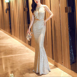 【新作早割12/2まで】ラグジュアリーフィッシュテールドレス00559