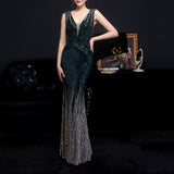 【新作早割12/2まで】オーロラグリッターマーメイドドレス01541