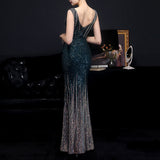 【新作早割12/2まで】オーロラグリッターマーメイドドレス01541