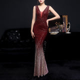 【新作早割12/2まで】オーロラグリッターマーメイドドレス01541