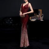 【新作早割12/2まで】オーロラグリッターマーメイドドレス01541