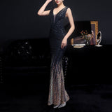 【新作早割12/2まで】オーロラグリッターマーメイドドレス01541