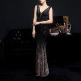 【新作早割12/2まで】オーロラグリッターマーメイドドレス01541