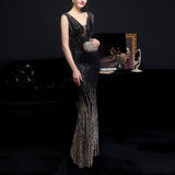 【新作早割12/2まで】オーロラグリッターマーメイドドレス01541