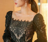 【新作早割12/9まで】シアーレーススレンダードレス01544