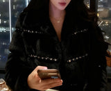 【新作早割12/23まで】ラインデザインフェイクファーコート01550