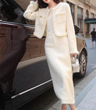 フレンチエレガンスツイードセットアップ01562