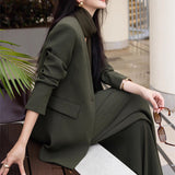 【新作早割1/27まで】モードテーラードセットアップ（スカーフ付き）01566