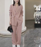 【新作早割1/27まで】ワイドシルエットジャケットセットアップ01565