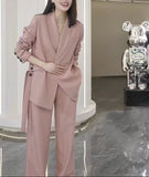 【新作早割1/27まで】ワイドシルエットジャケットセットアップ01565