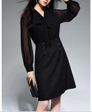 【新作早割2/10まで】シアーボウタイドッキングワンピース01573