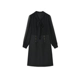 【新作早割2/10まで】シアーボウタイドッキングワンピース01573