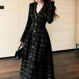 【新作早割2/10まで】エレガントラインツイードワンピース01574