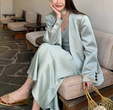 エアリーラインジャケットワンピセット01577