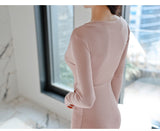 【新作早割3/3まで】サイドギャザーロングワンピース01584