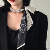 【5周年記念！合計10,000円以上ご購入者対象プレゼント商品】パールネックレス兼スカーフ