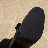 【新作早割11/4まで】クラシカルリボンソックスブーツ01530