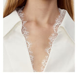 【新作早割11/11まで】レースシャツブラウス01531