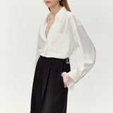 【新作早割11/11まで】レースシャツブラウス01531