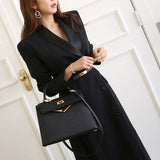 【新作早割11/11まで】ダブルブレストスーツコート(ベルト付）01533