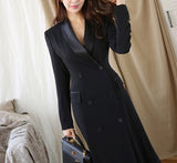 【新作早割11/11まで】ダブルブレストスーツコート(ベルト付）01533