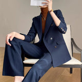 【新作早割11/11まで】スマートラインダブルスーツセットアップ01534