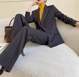 【新作早割11/11まで】スマートラインダブルスーツセットアップ01534