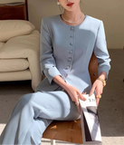 【新作早割1/13まで】ソフトラインペプラムセットアップ01558