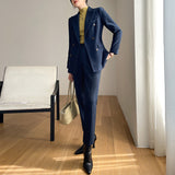 【新作早割11/11まで】スマートラインダブルスーツセットアップ01534