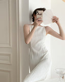 パールストラップホワイトドレス01105