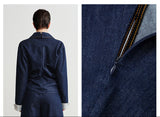 【10/4まで！秋ジャケット10%OFF対象商品】デニムジャケット＆ワイドパンツセットアップ01624