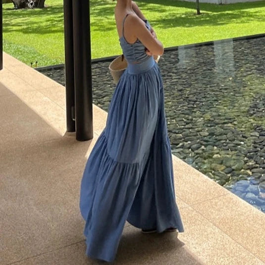 ShareSpirit ビスチェでもスカートにもOK❣️ セットアイテム】シャーリングビスチェ×スカートSET / ¥6,589