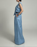 【新作早割7/19まで】ハンサムリネンスーツ 3点セット01570