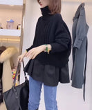 【即納】ハイネックドッキングセーター00461